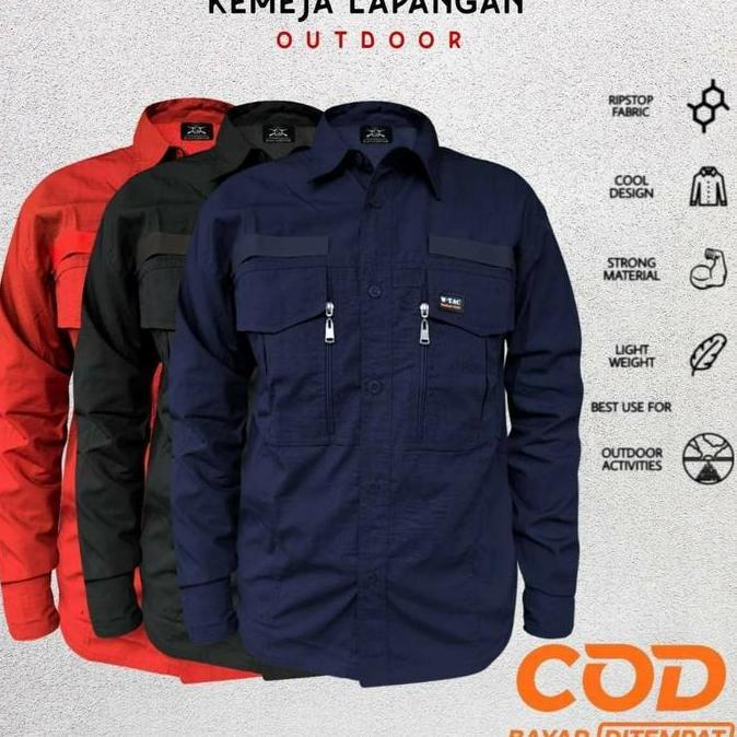 Kemeja W Tac Seragam Tactical Baju Pdh Kerja Lapangan Kantor