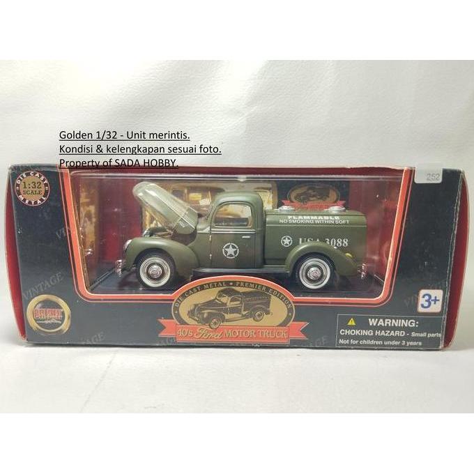 DIECAST GOLDEN WHEEL 1/32 1940 FORD REPLICA CADATOYS