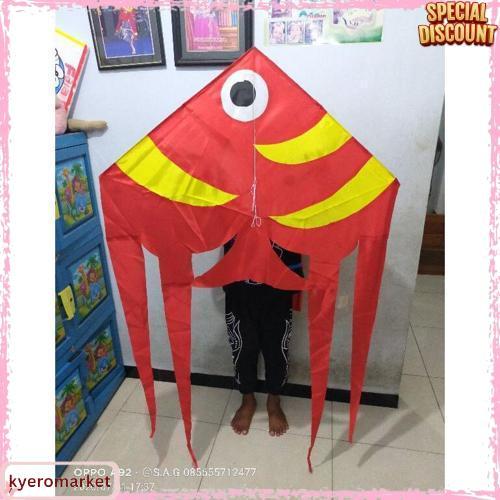 Layangan Hias/Layangan Kain/Layangan Ikan Grade A