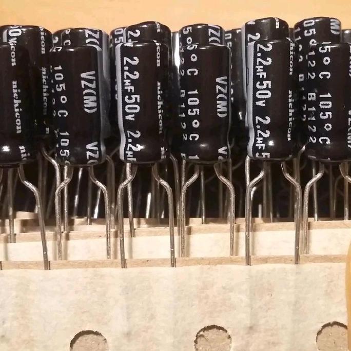 ELKO ELCO 2,2UF/50V 2,2UF 50V 2.2UF 2.2 UF 50V VZ SERIES NICHICON SAF12
