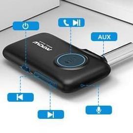 yellowbench / MPOW MPBH298 Bluetooth 5.0 CSR Audio Receiver 15hr 30m BLACK Diskon