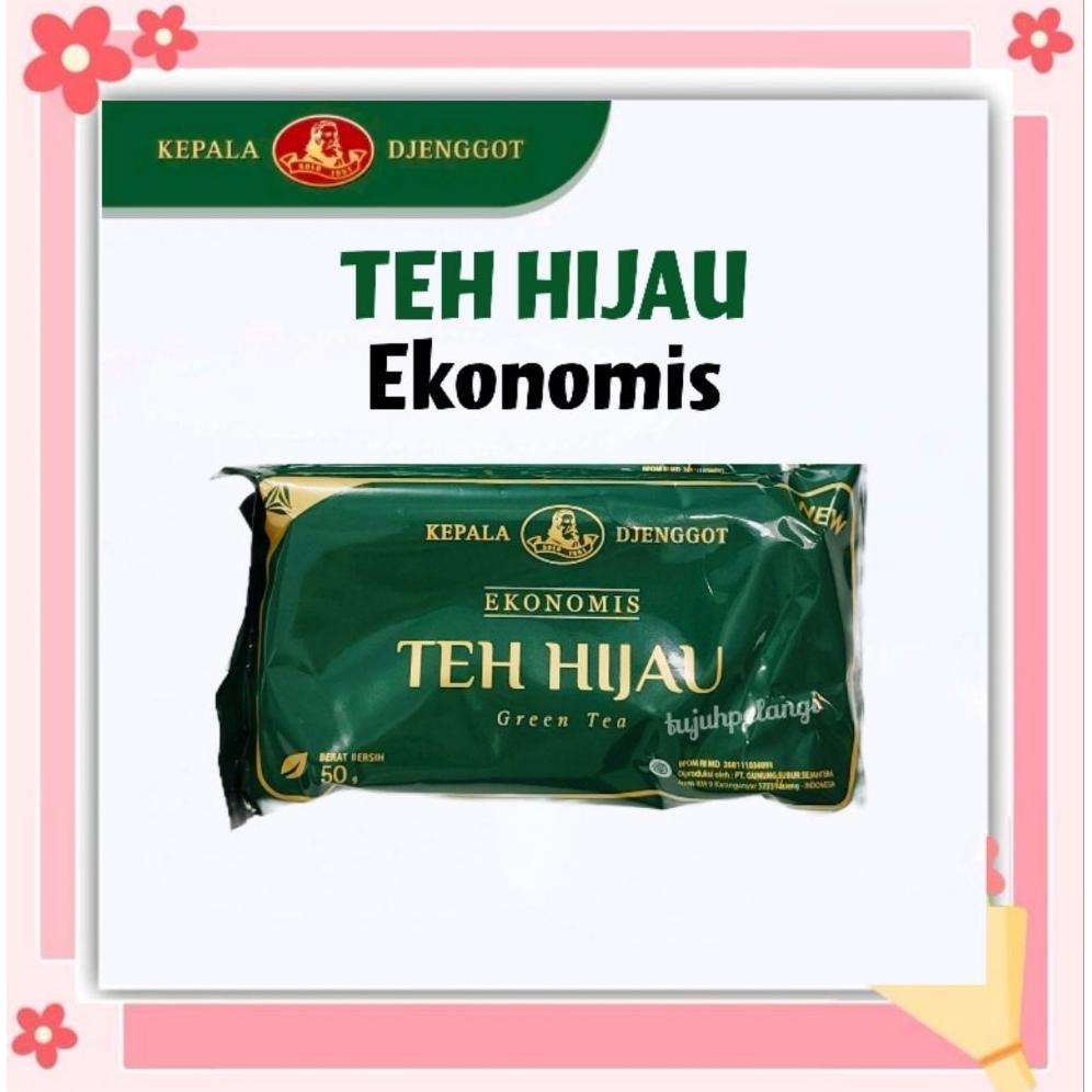 Teh Hijau Kepala Djenggot Jenggot Ekonomis 50 Gram Bubuk Daun Teh Green Tea Diet Keto