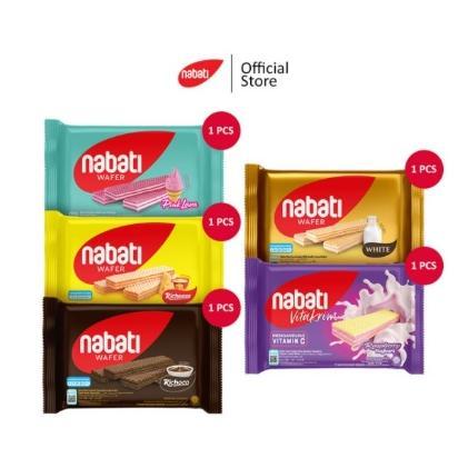 NABATI Wafer 37 gr Reguler Keju / Richoco / Pink Lava / Butter Caramel / Vitakrim Yogurt Rasberry / 