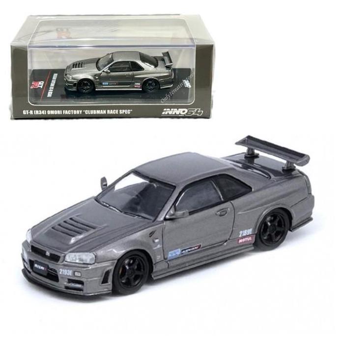 IN64-R34-OFCRS INNO64 NISSAN SKYLINE GT-R R34 OMORI FACTORY CLUBMAN