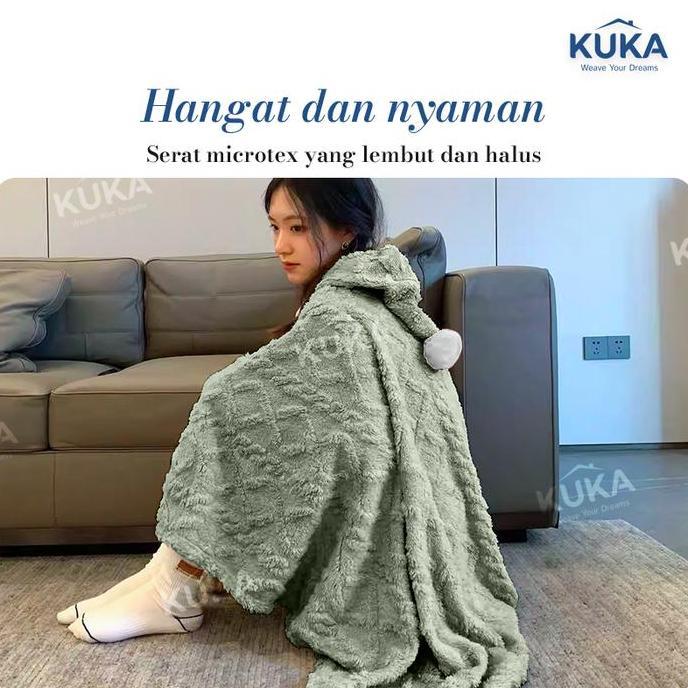 Kuka Gallery - selimut Jaket  Anak dewasa dengan kancing uk 100x140cm hoodie blanket lembut tebal da