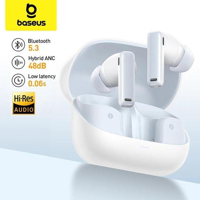 IKAPP99 - BASEUS BOWIE M2S TRUE WIRELESS BLUETOOTH EARPHONE EARBUDS TWS ANC ENC HEADPHONES NOISE CAN