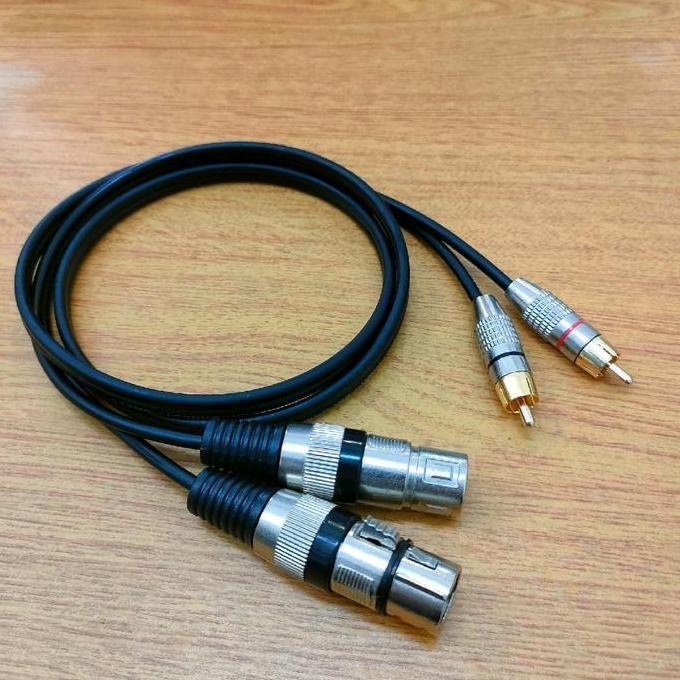 selatansana / KABEL AUDIO MIXER JACK CANON CEWE TO JACK RCA / KABEL AUDIO MIXER JACK RCA TO JACK CAN