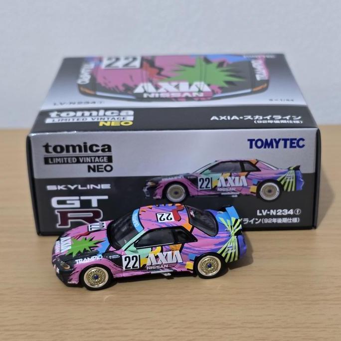 TLV Tomica Vintage Neo Tomytec LV N234f AXIA Nissan Skyline GTR Hobby Koleksi Mobil Mainan Mini Scal