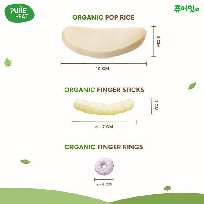 Yummy Pure Eat Organic Vegetable Rice Rings - Snack Bayi 8 Bulan (Product of Korea)