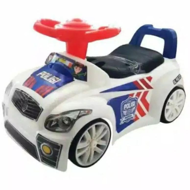 Mainan Anak Mobil Polisi SG TOYS SL 200 P / Mobil Duduk Polisi Ride On Mobil Dorong Anak