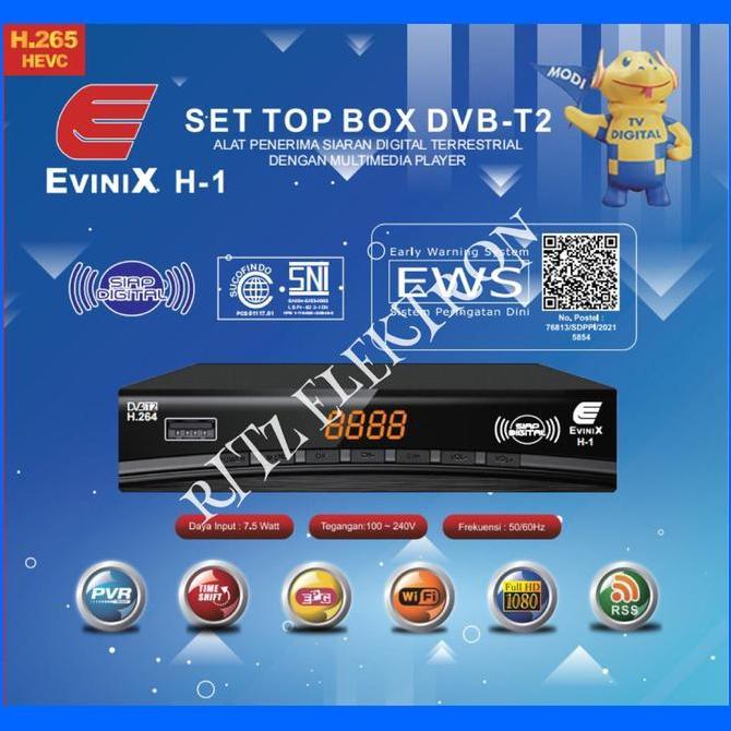 Set Top Box DVB-T2 EVINIX H-1