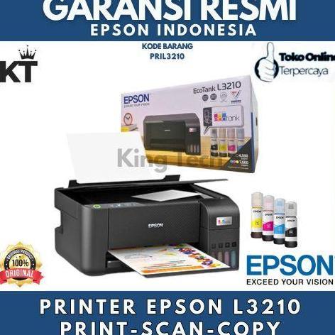 Terlaris Printer Epson L3210 Print Scan Copy Multifungsi Original Resmi Mesin  Fotocopy  Paket  Usah