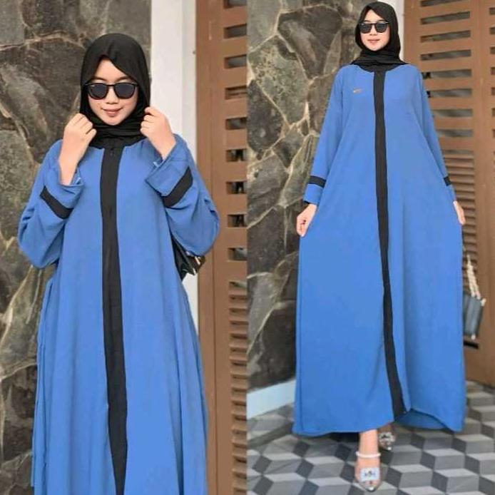 Diskon Gamis Abaya Turkey | Abaya Hitam Mewah Elegan