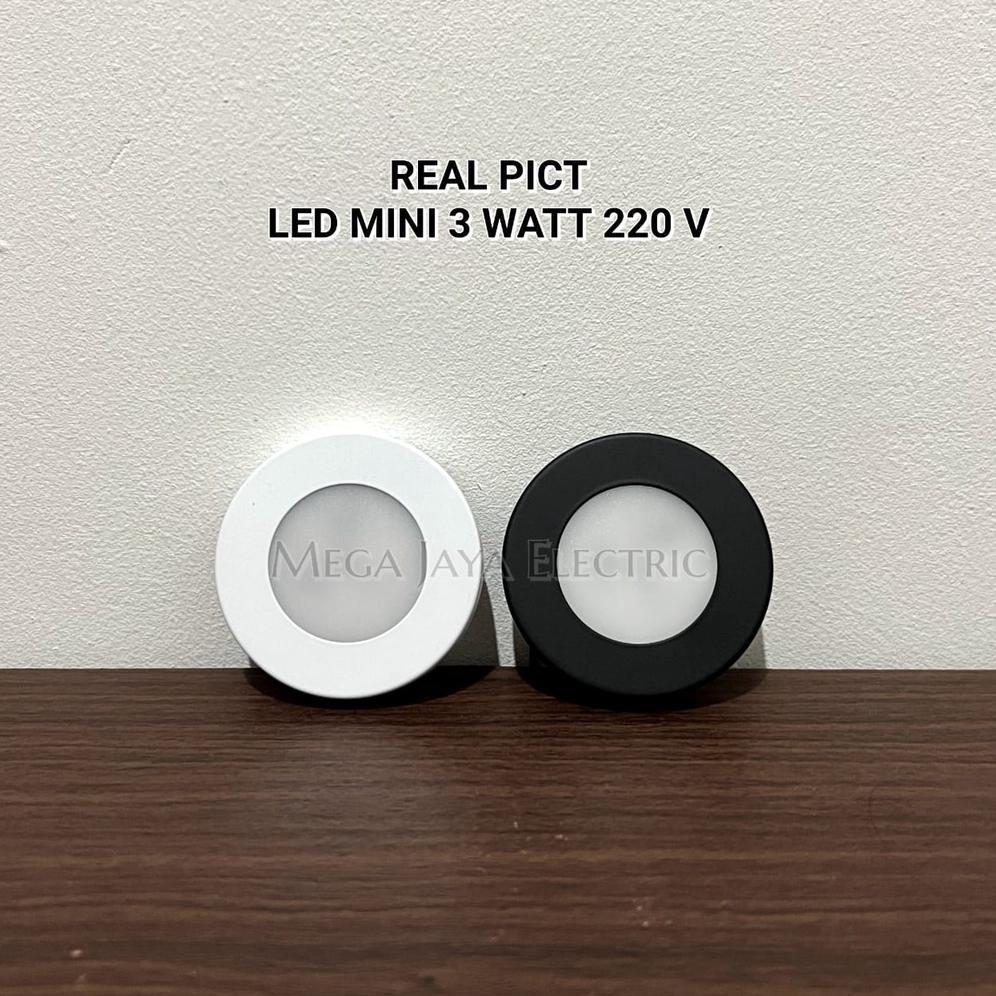 LAMPU DOWNLIGHT LED MINI TEMPEL OUTBOW 3 WATT 220V / LAMPU CABINET LEMARI