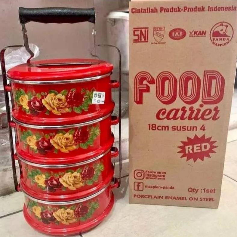 BIG SALE Rantang Maspion Panda Rantang Enamel Rantang Susun 4