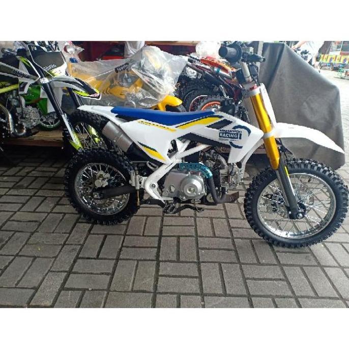 Terlaris Motor Medium Trail Huqysvarna 110Cc Mesin 4 Tak~Motor Mini-Motor Cross-Mesin Honda-Mainan M