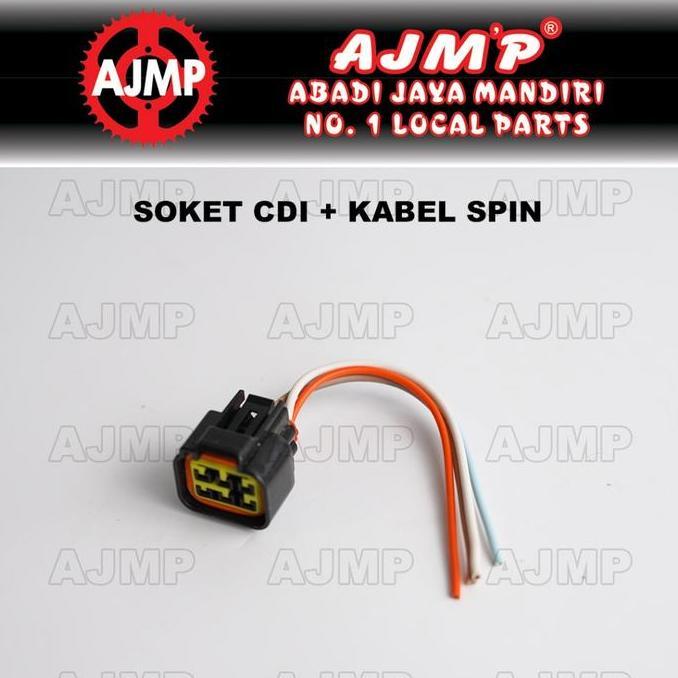 Soket CDI + Kabel Suzuki Spin 125
