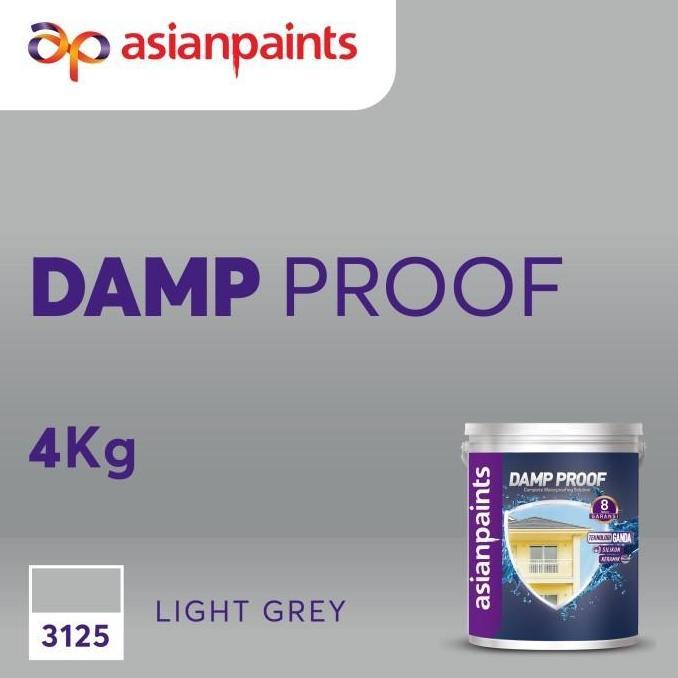 Cat Anti Bocor Waterproofing ASIAN PAINT DAMP PROOF Dark Grey 4kg