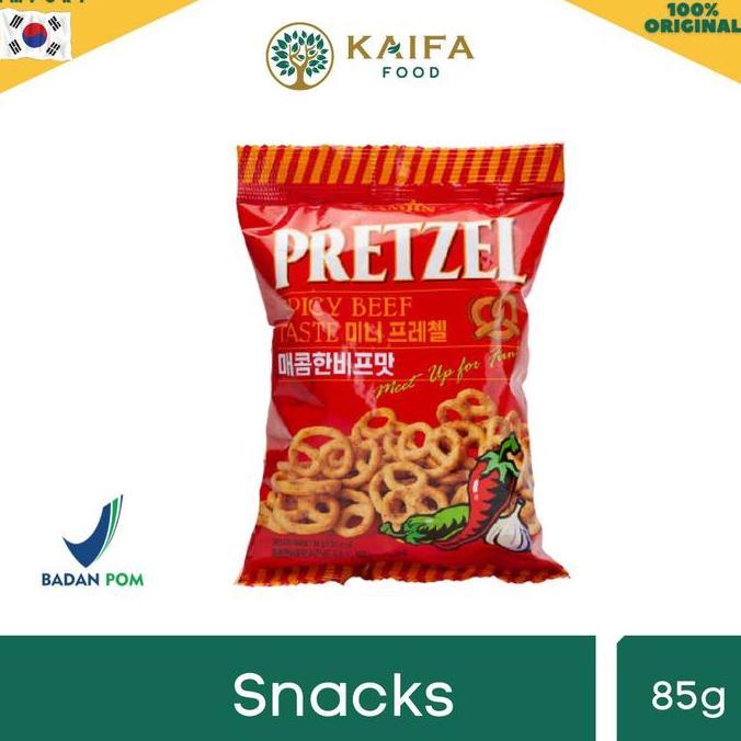 Yummy Samjin Pretzel Korea - Snack khas korea berbentuk pretzel