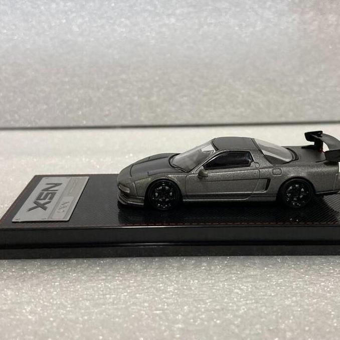 IGNITION MODEL 1/64 IG 1946 HONDA NSX (NA1) TITANIUM GRAY. A2158