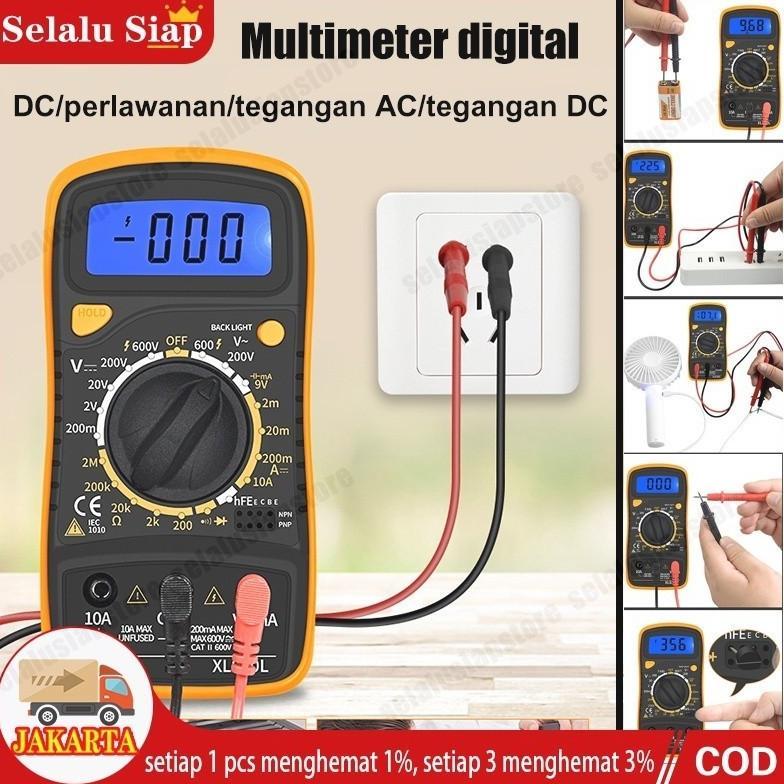NEW Multimeter Digital AC/DC Voltage Tester / Multitester Digital/Avometer Digital XL830L termasuk b