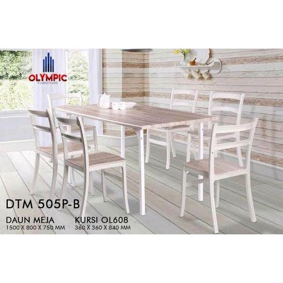 Terlaris Set Meja Makan 4 Kursi Olympic (Dtm 505P)