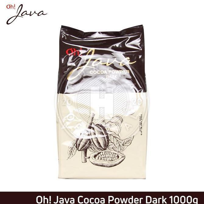 OH JAVA COCOA POWDER DARK CHOCOLATE 1KG / OH JAVA COKLAT KAKAO BUBUK