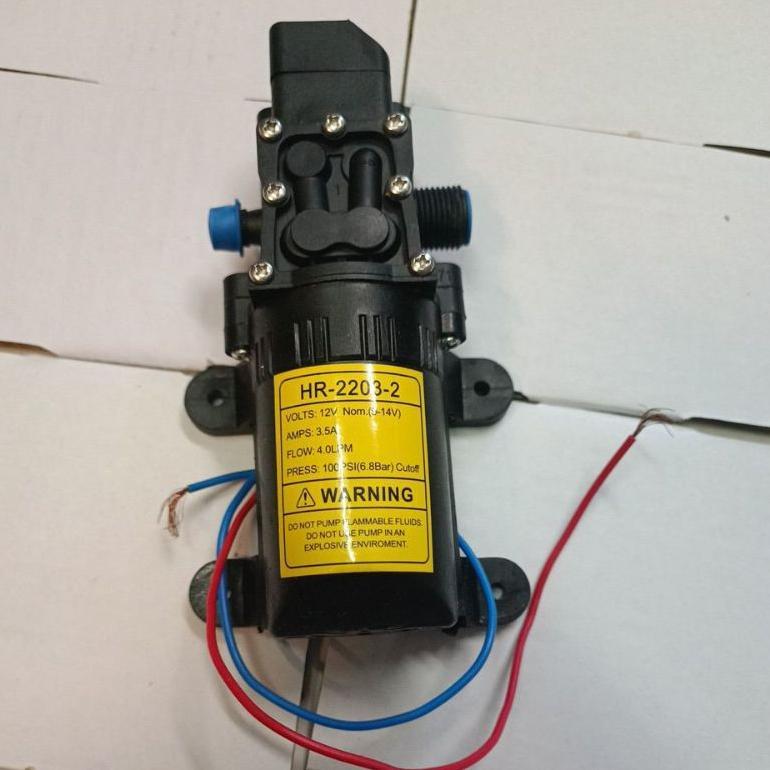 NEW Pompa Air DC 12V /Pompa Cuci Motor/ Dinamo Pump Sprayer Soket Drat 110 PSI [terbaik][terlaris]