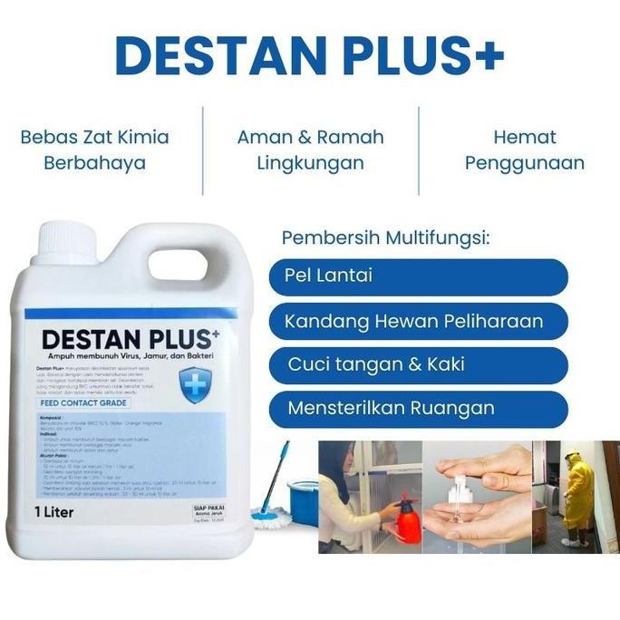 DESTAN 1L - Destan Plus - Desinfektan Serbaguna - Desinfektan ruangan - Desinfektan Aman untuk Hewan