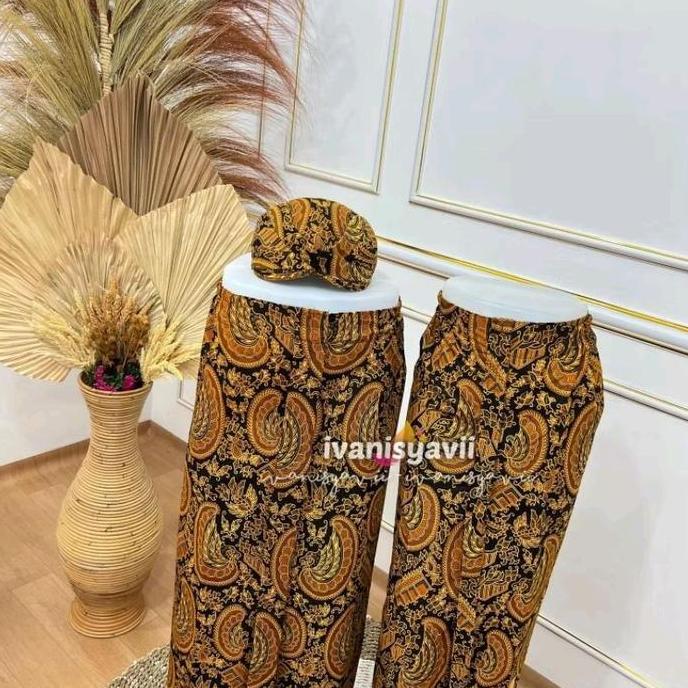 [] Jarik Instan Cewek + Jarik Cowok + Blangkon Jogja - Motif Lengkap Batik