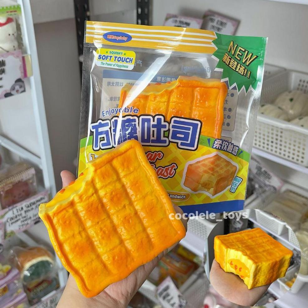 Melty Toast Bingbing Squishy | Squishy, Mainan Anak, Bingbing Squishy, Squishy Murah, Kado Anak, Coc