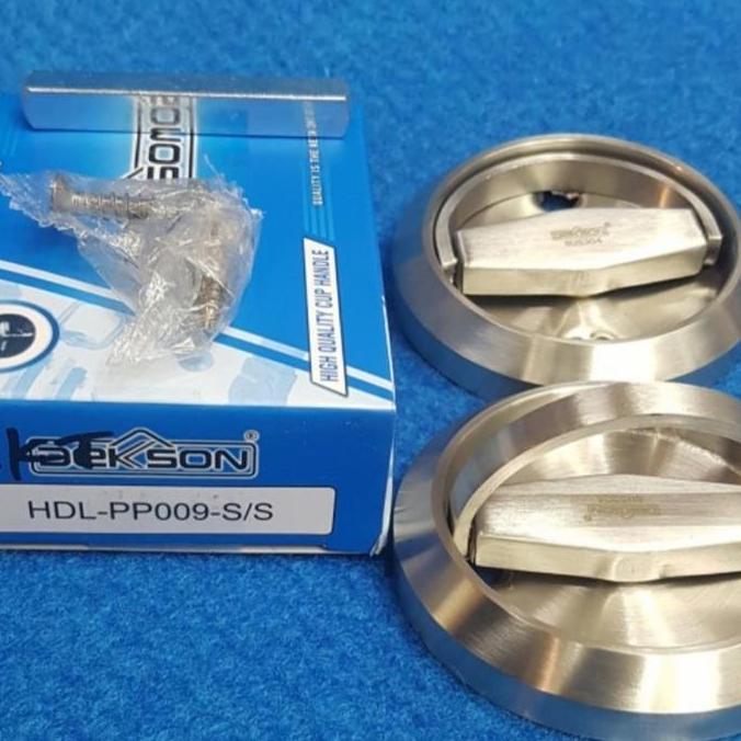Handle Pull Plate Bulat Dekson PP 009 SS Stainless Handle Pull Plate