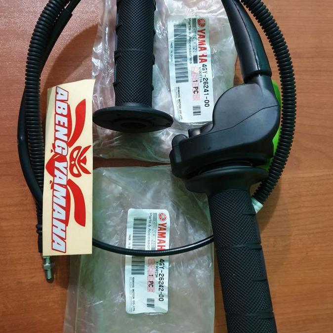 Gas Spontan YZ 125 tanpa kabel Gas Original Yamaha Japan