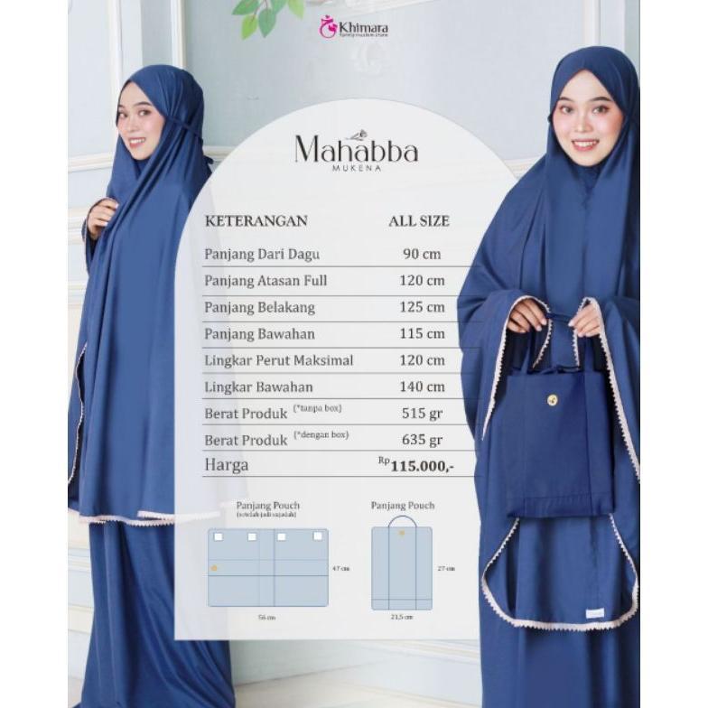 Terbaru Mukena Bingkisan / Kado / Hadiah / Gift / Hampers Premium / Mukena Mahabba Ori By Khimara