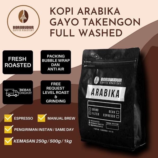 KOPI ARABICA GAYO TAKENGON BIJI DAN BUBUK