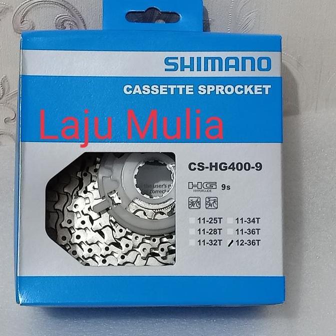 SPROCKET CASSETTE SHIMANO 9 SPEED 12-36T