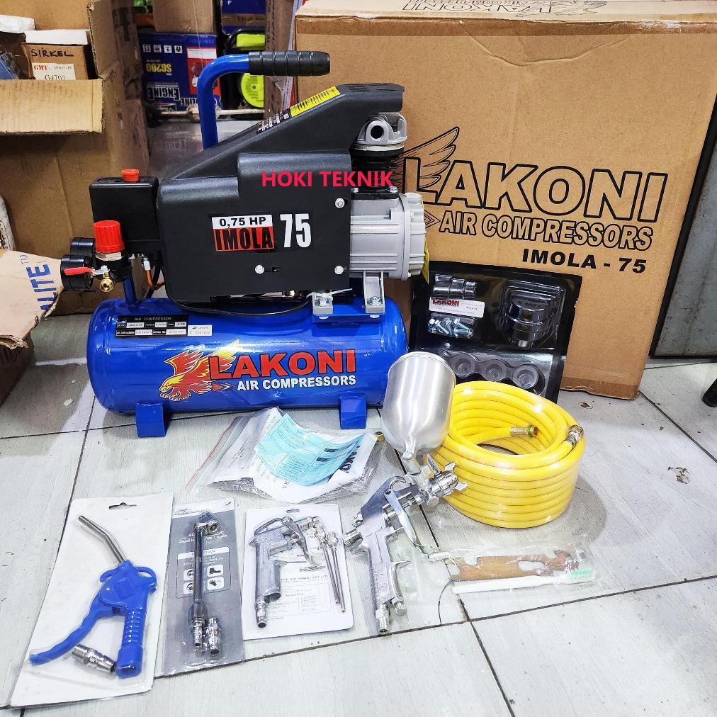 NEW Mesin Kompresor Lakoni Imola 75 Selang 10 Meter [terbaik][terlaris]