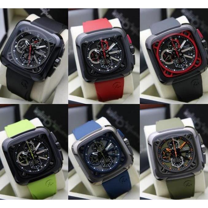 JAM TANGAN PRIA ALEXANDRE CHRISTIE AC 6577 AC6577 RUBBER ORIGINAL