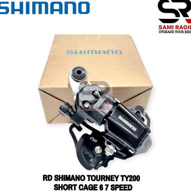 RD SHIMANO TOURNEY TY200 SS SHORT CAGE PENDEK 6 7 SPEED BAUT DRAT SEPEDA LIPAT MINION 16 20 INCH REA