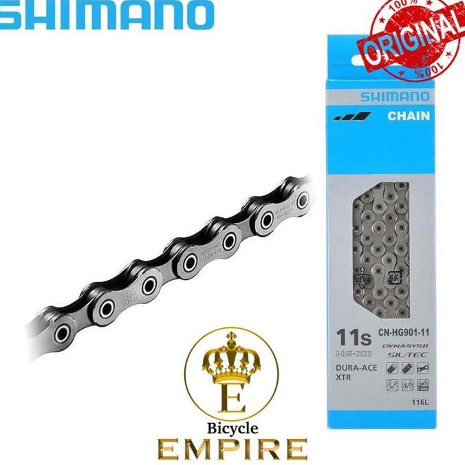 Shimano Rantai Sepeda  HG 901 CN-HG901-11 Speed XTR Dura Ace XT SLX 105