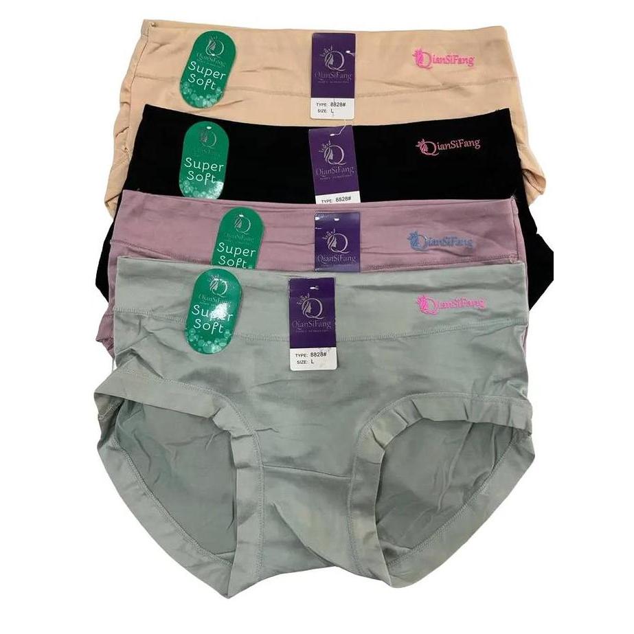 CUCI GUDANG3PCS,6PCS CD WANITA  BAHAN FULL KATUN PREMIUM IMPORT - CELANA DALAM WANITA DEWASA NYAMAN 