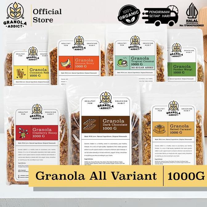 Younme- Colazione- Granola Addict - Granola 1000G (1Kg)