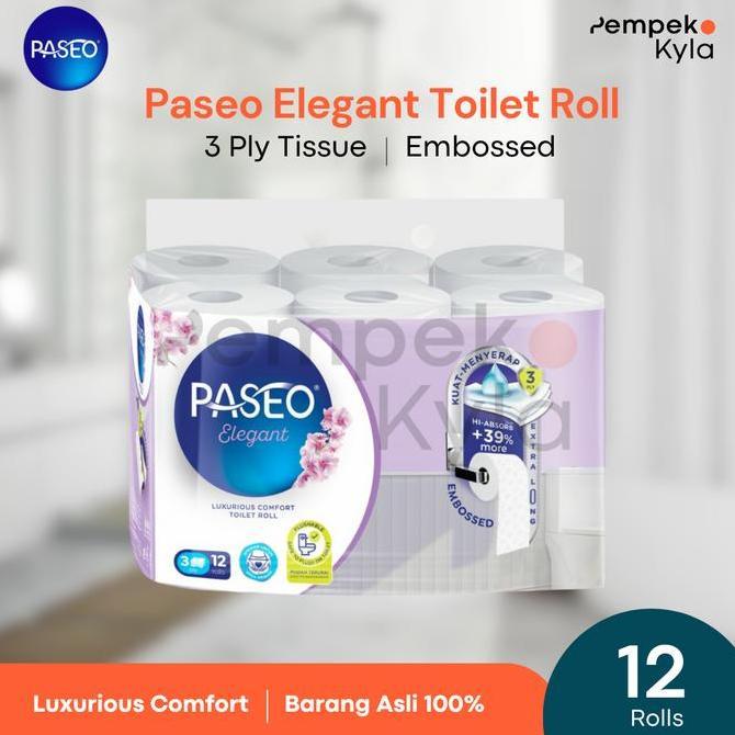 Colorwee- Keep- Tissue Toilet Paseo 1 Rolls 3 Ply/ Tissue Bathroom Paseo/Tissue Toilet Paseo Embosse