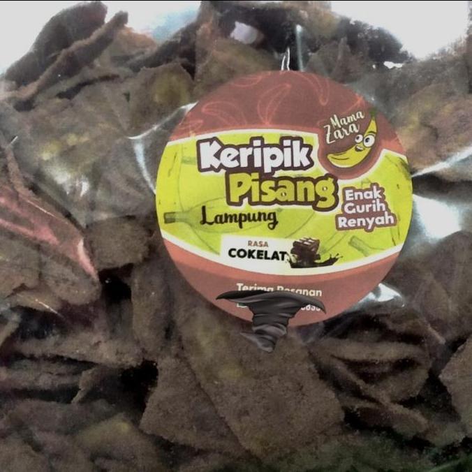 kripik pisang Lampung rasa cokelat ,berat 1 kg JS