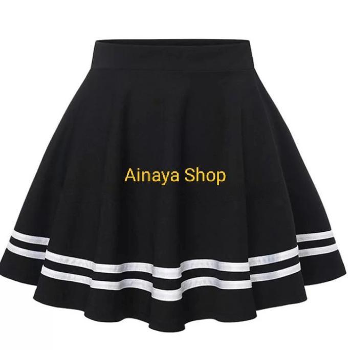 Rok korea jumbo xxxl / rok tenis / rok senam Sport Elastic Waist M Sports Skirts