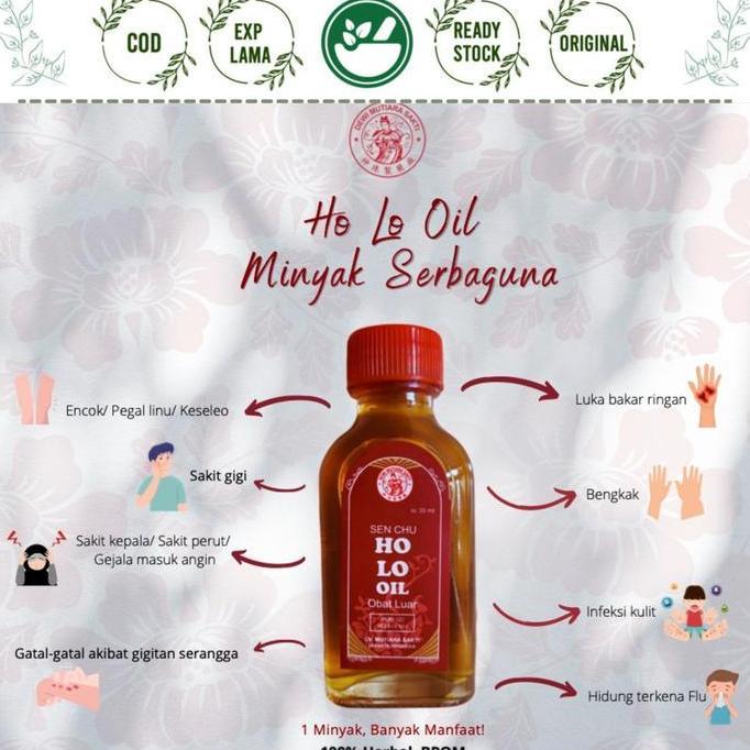 Muskel- Ho Lo Oil 30Ml Sen Chu Holo Huolo Minyak Mutiara Sakti Huo Luo