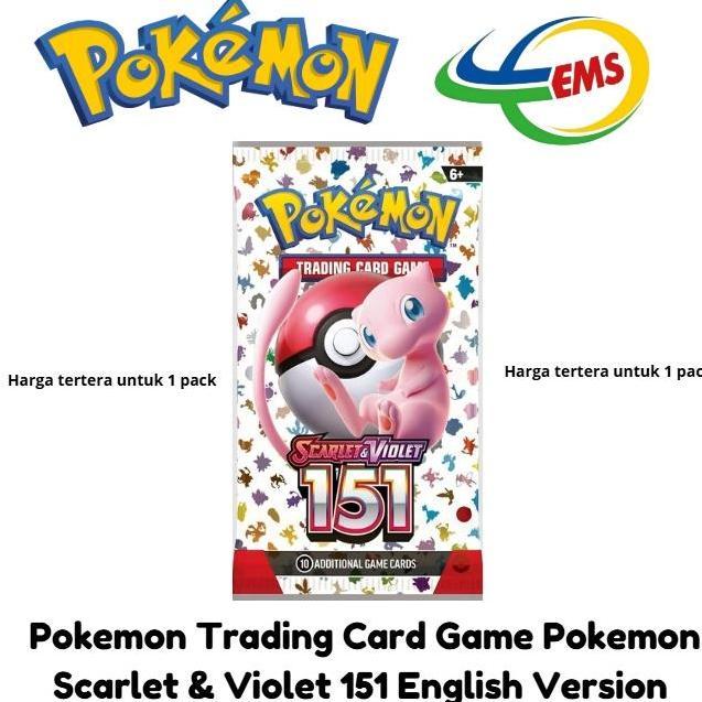 POKEMON TRADING CARD GAME POKEMON SCARLET & VIOLET 151 ENGLISH VERSION / PACK A2158