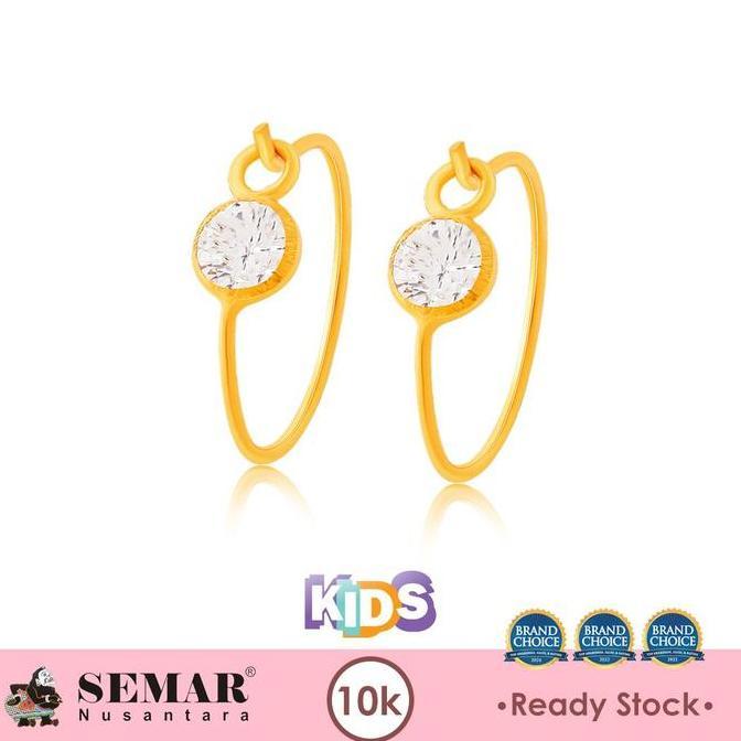Tevanikarya - Anting Emas Anak Kimmy Lovely Kids Ringan Gold 10K Semar Nusantara