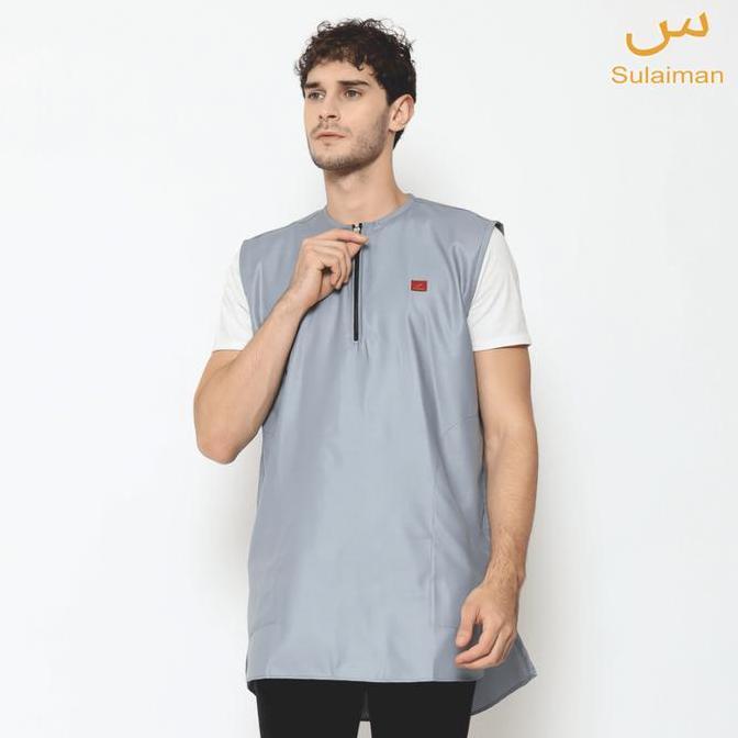 Rompi Shalat Sholat Pria Rosal By Sulaiman Motif Polos Bahan Adem Nyaman
