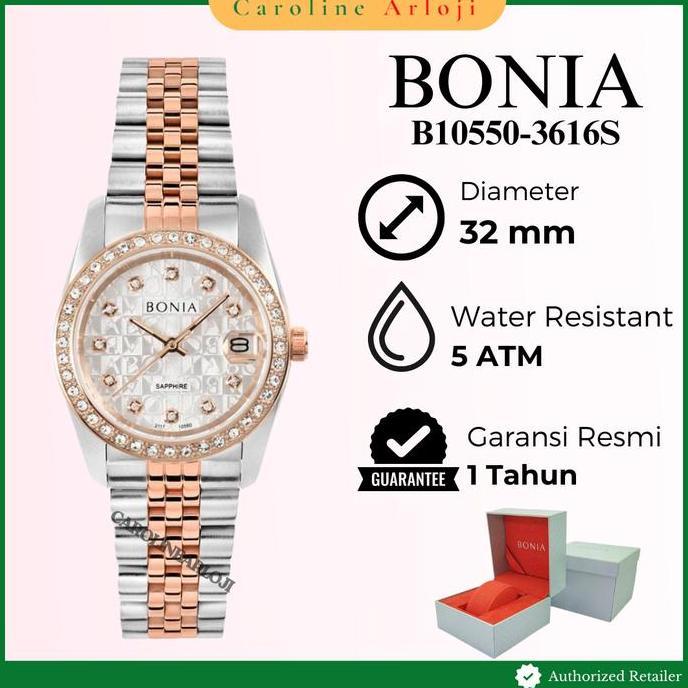 Jam Tangan Wanita Bonia BNB10553-4697S / B10553 / BNB10553 / BNB10553-3667S Original Garansi Resmi
